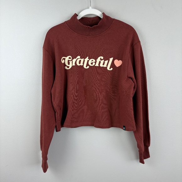 NWT Gameday Social Grateful Mockneck Sweatshirt - Size Large - Picture 2 of 6